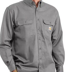 Carhartt Men's Light Gray Button Up Jacket (New with Tags)